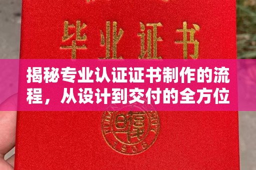鹿城揭秘专业认证证书制作的流程，从设计到交付的全方位指南