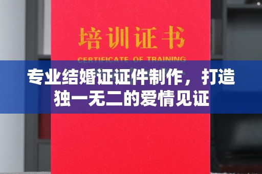 鹿城专业结婚证证件制作，打造独一无二的爱情见证