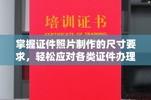 鹿城掌握证件照片制作的尺寸要求，轻松应对各类证件办理