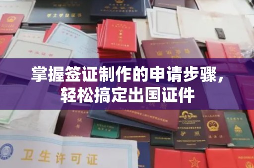 鹿城掌握签证制作的申请步骤，轻松搞定出国证件