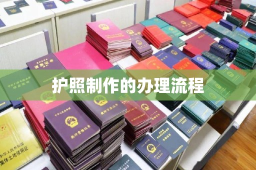 鹿城护照制作的办理流程